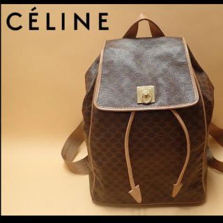 セフィーヌ(CEFINE)のヴィンテージ CELINE マカダム柄 リュックサック バックパック(リュック/バックパック)