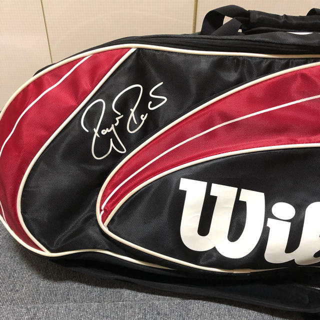 wilson(ウィルソン)のフェデラー使用テニスバック スポーツ/アウトドアのテニス(バッグ)の商品写真