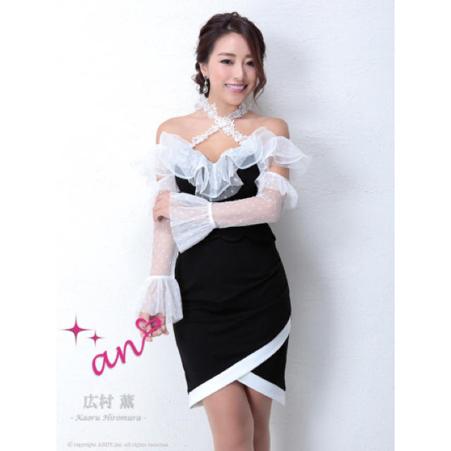 an(アン)の❤an❤ドットレースドレスM❤ レディースのフォーマル/ドレス(ナイトドレス)の商品写真