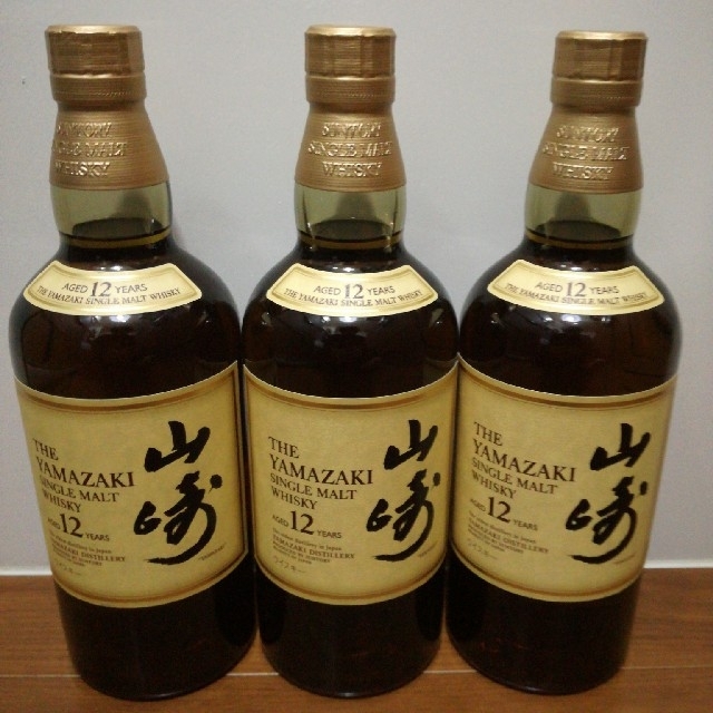 サントリー - サントリー 山崎 12年 700ml 3本セット 新品未開栓品