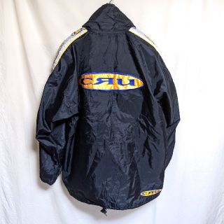 【USA製】90s CRU サイドライン トラックジャケット ナイロン