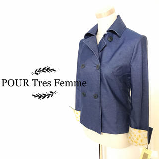 POUR Tres Femme ジャケット(テーラードジャケット)