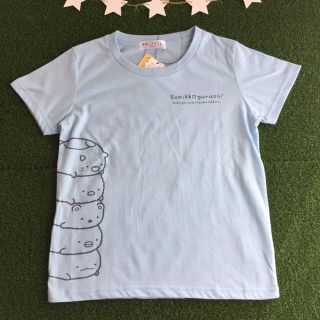 サンエックス(サンエックス)の★【 150 】 すみっコぐらし 半袖 Tシャツ 水色 サイドプリント(Tシャツ/カットソー)