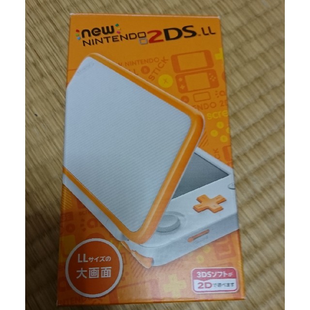 エンタメ/ホビー【ほぼ新品】New2DS LL ホワイト×オレンジ