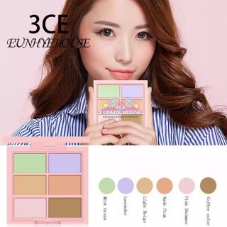 【新品未使用】3CE EUNHYE HOUSE♡6色コンシーラーパレット(コンシーラー)