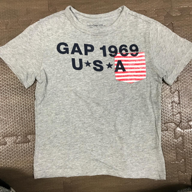 GAP(ギャップ)のGAP 半袖 Tシャツ 110 中古 美品 キッズ/ベビー/マタニティのキッズ服男の子用(90cm~)(Tシャツ/カットソー)の商品写真