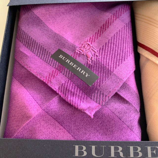 BURBERRY(バーバリー)のBURBERRY（バーバリー）⭐️ハンカチ2枚セット メンズのファッション小物(ハンカチ/ポケットチーフ)の商品写真