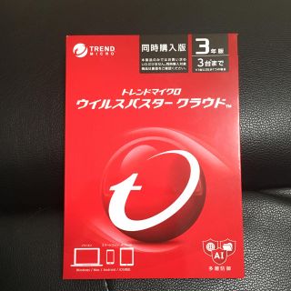 ウイルスバスター クラウド 3年版 1台分(PC周辺機器)