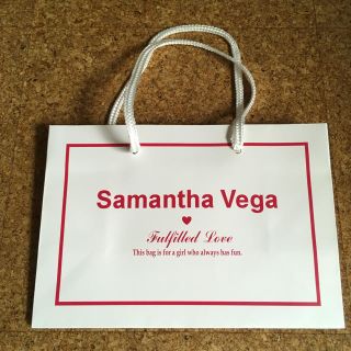 サマンサベガ(Samantha Vega)のsamansa vega紙袋(ショップ袋)