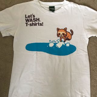 ランドリー(LAUNDRY)のランドリー Tシャツ あらいぐま 白 EXTRAsmall(Tシャツ/カットソー)