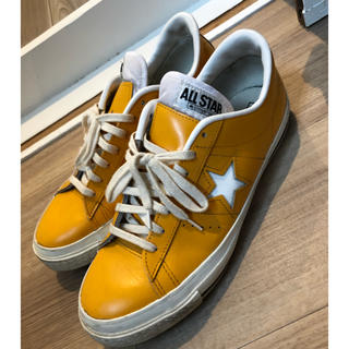 コンバース(CONVERSE)のワンスター ONESTAR コンバース イエロー 黄色 レザー(スニーカー)