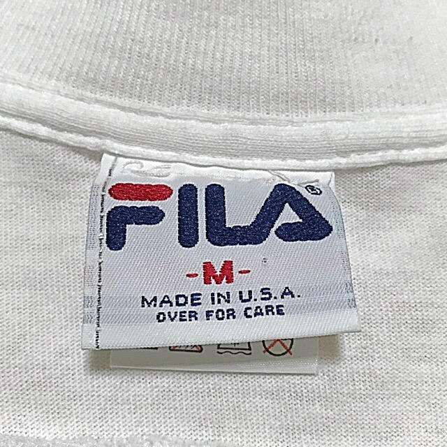 FILA(フィラ)のFILA 希少 90s ‼️USA製‼️ ビックロゴTEE‼️ メンズのトップス(Tシャツ/カットソー(半袖/袖なし))の商品写真