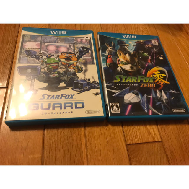 Wii U(ウィーユー)の「スターフォックス ゼロ・スターフォックス ガード ダブルパック」 エンタメ/ホビーのゲームソフト/ゲーム機本体(家庭用ゲームソフト)の商品写真