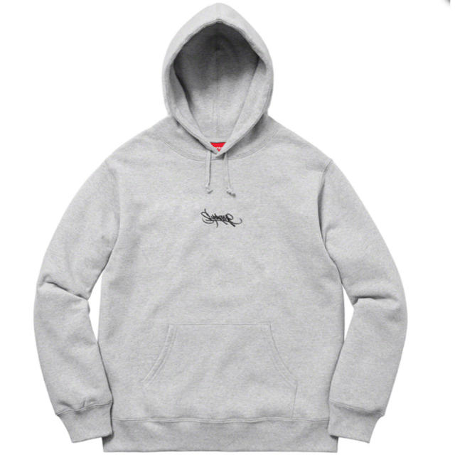 supreme Tag Logo Hooded Sweatshirt