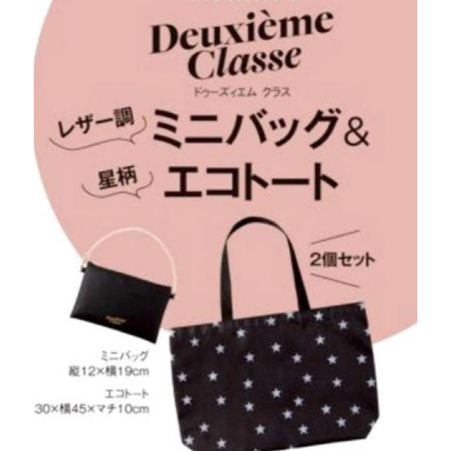 DEUXIEME CLASSE(ドゥーズィエムクラス)のMarisol マリソル 付録 ドゥーズィエム クラス‎ レディースのファッション小物(その他)の商品写真