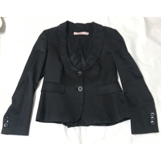 レッドヴァレンティノ(RED VALENTINO)のほぼ新品★レッドヴァレンティノ★バックリボン ジャケット ブラック フォーマル(テーラードジャケット)