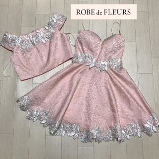 ローブ(ROBE)のROBE de FLEURS セットアップ ドレス(ミニドレス)