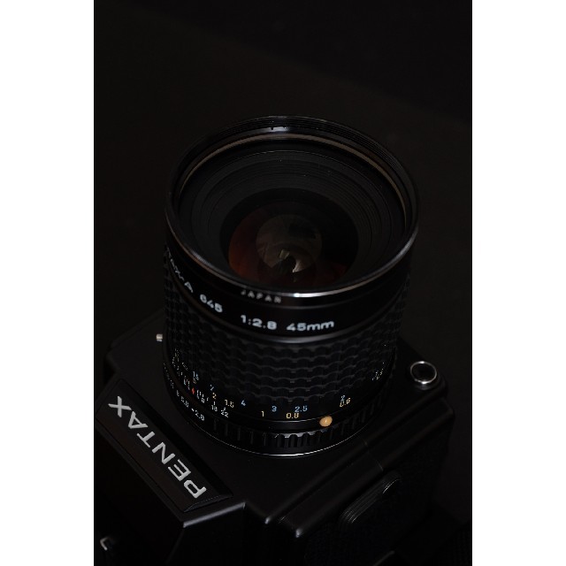 PENTAX645 45/2.8セット 完動・試写済 フィルムつき