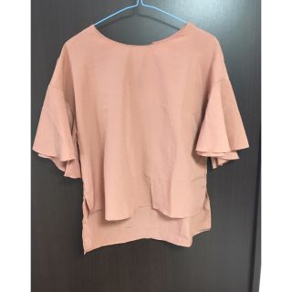 ダブルクローゼット(w closet)の袖フリル半袖(カットソー(半袖/袖なし))