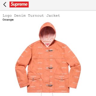 シュプリーム(Supreme)の【 XL 】Logo Denim Turnout Jacket (Gジャン/デニムジャケット)