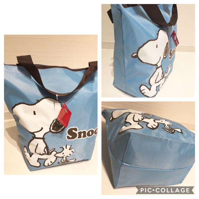 SNOOPY(スヌーピー)の☆☆新品タグ付き☆可愛いスヌーピートート＆ボトルケース☆セットでお得です‼️ レディースのバッグ(トートバッグ)の商品写真