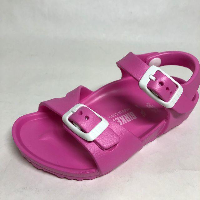 Birkenstock 新品 ビルケン サンダル 子供用 リオ ネオンピンク 約19cmの通販 By Kuuu S Shop ビルケンシュトッ クならラクマ