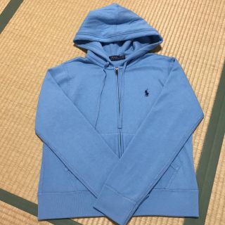 ポロラルフローレン(POLO RALPH LAUREN)の美品✶ポロラルフローレン✶水色パーカー(パーカー)