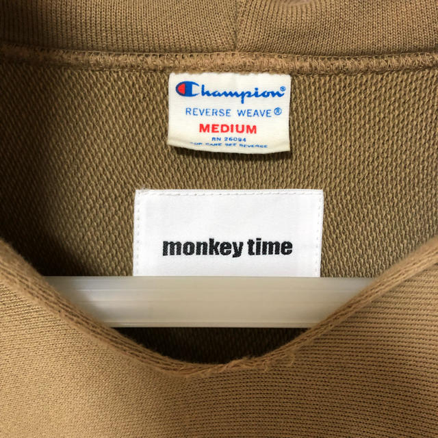 BEAUTY&YOUTH UNITED ARROWS(ビューティアンドユースユナイテッドアローズ)のmonkey time × champion 五分丈 パーカー M メンズのトップス(パーカー)の商品写真