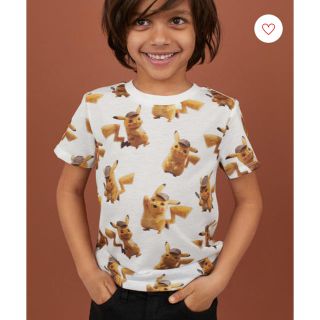 エイチアンドエム(H&M)のH&Mキッズ ポケモン ピカチュウ プリントTシャツ90 85 男の子 ボーイ(Tシャツ/カットソー)