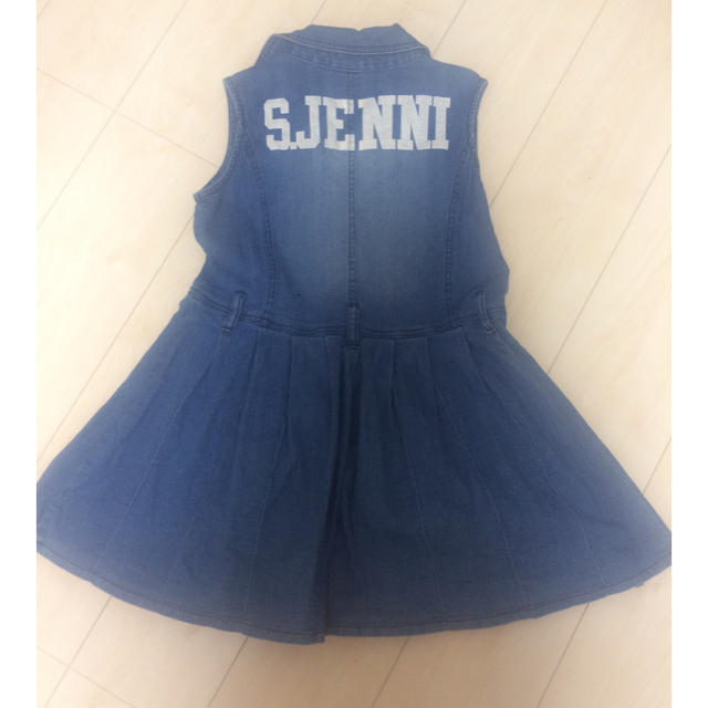 JENNI(ジェニィ)の値下げ　美品 JENNI デニム ワンピース 150 キッズ/ベビー/マタニティのキッズ服女の子用(90cm~)(ワンピース)の商品写真