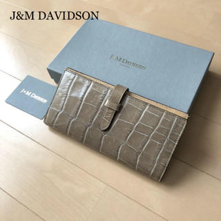 ジェイアンドエムデヴィッドソン(J&M DAVIDSON)の良品⭐️定価69120円／J&M DAVIDSON エロンゲートタブ ウォレット(財布)