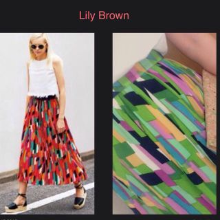 リリーブラウン(Lily Brown)のLilyBrown 新作ロングスカート(ロングスカート)