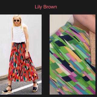 リリーブラウン(Lily Brown)のLilyBrown 新作ロングスカート(ロングスカート)