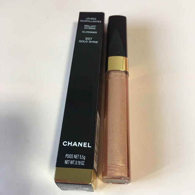 CHANEL(シャネル)の【未使用】CHANEL シャネル リップグロス 207番 ゴールドシャイン コスメ/美容のベースメイク/化粧品(リップグロス)の商品写真