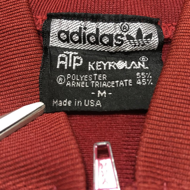 80s adidas アディダス ATP ワインレッド　エンジ　ヴィンテージ