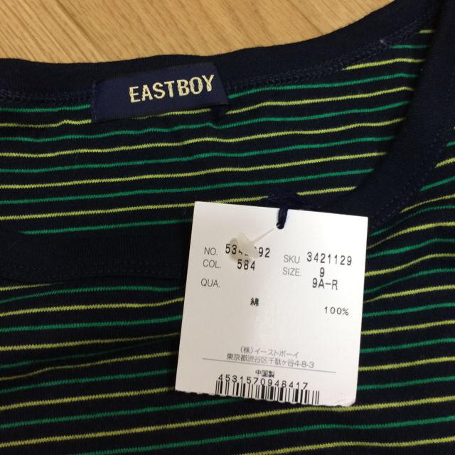 EASTBOY(イーストボーイ)のEASTBOYタグ付きトップス レディースのトップス(Tシャツ(半袖/袖なし))の商品写真