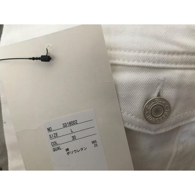 白ホワイト★デニムジャケット レディースのジャケット/アウター(Gジャン/デニムジャケット)の商品写真