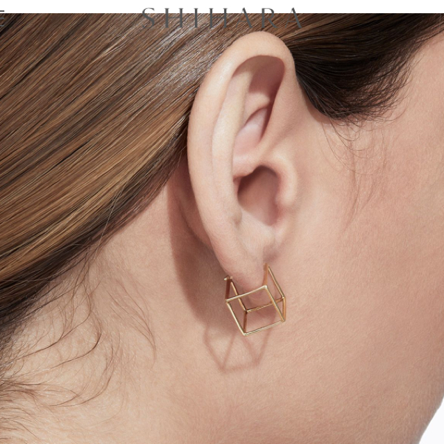 BEAUTY&YOUTH UNITED ARROWS(ビューティアンドユースユナイテッドアローズ)のシハラ✨3D片耳ピアス✨10mm レディースのアクセサリー(ピアス)の商品写真