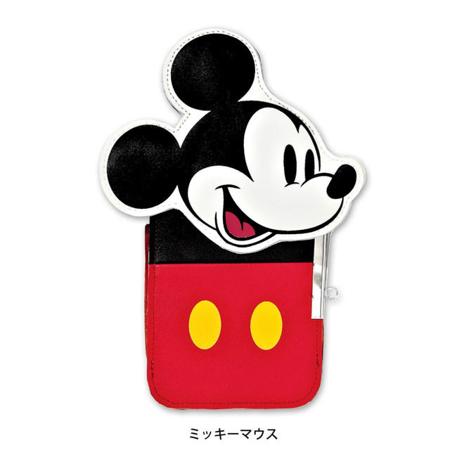 Disney(ディズニー)のミッキーマウス フェイスペンケース インテリア/住まい/日用品の文房具(ペンケース/筆箱)の商品写真