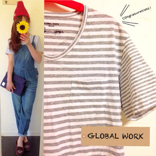 グローバルワーク(GLOBAL WORK)のGLOBAL WORK/ボーダーTシャツ(Tシャツ(半袖/袖なし))