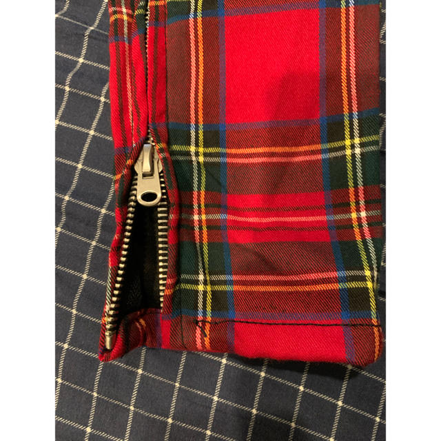 FEAR OF GOD(フィアオブゴッド)のMNML M85 Tartan Denim 28 red メンズのパンツ(デニム/ジーンズ)の商品写真