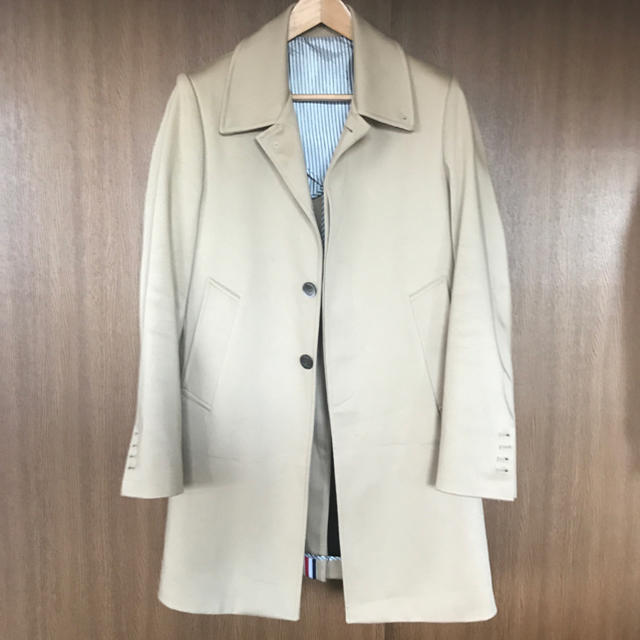 THOM BROWNE(トムブラウン)のTHOM BROWNE バルカラーコート size2 メンズのジャケット/アウター(ステンカラーコート)の商品写真