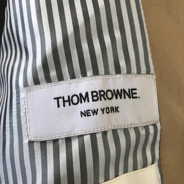 THOM BROWNE(トムブラウン)のTHOM BROWNE バルカラーコート size2 メンズのジャケット/アウター(ステンカラーコート)の商品写真