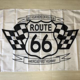 ルート66バナー  ROUTE  66  アメリカ  アメリカン雑貨(インテリア雑貨)