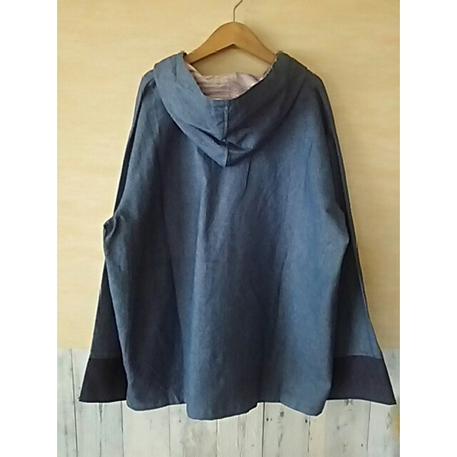 EL RODEO(エルロデオ)の★タグ付き‼★size L～3L★プルオーバーデニムシャツトップス レディースのトップス(カットソー(長袖/七分))の商品写真