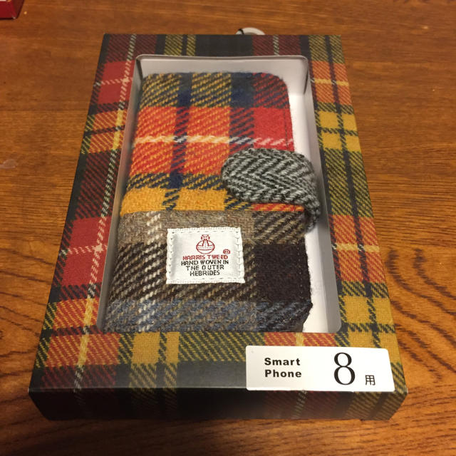 Harris Tweed(ハリスツイード)のハリスツイード iphone８用スマホケース 新品未開封 スマホ/家電/カメラのスマホアクセサリー(iPhoneケース)の商品写真