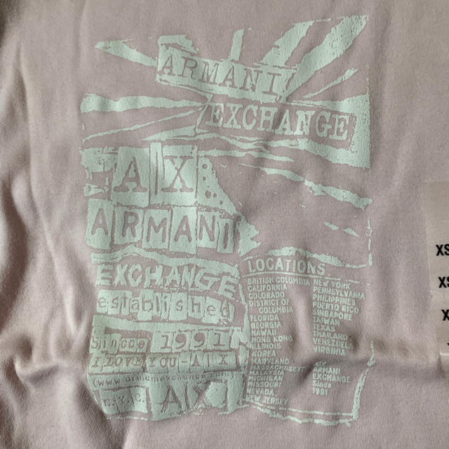 ARMANI EXCHANGE(アルマーニエクスチェンジ)の未使用 ARMANIEXCHANGE  レディースTシャツ (USサイズ) レディースのトップス(Tシャツ(半袖/袖なし))の商品写真