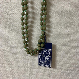 ジュンコシマダ(JUNKO SHIMADA)のグリーンのネックレス(ネックレス)