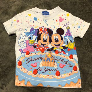 ミッキーマウス(ミッキーマウス)のディズニー バースデーTシャツ 100(Tシャツ/カットソー)