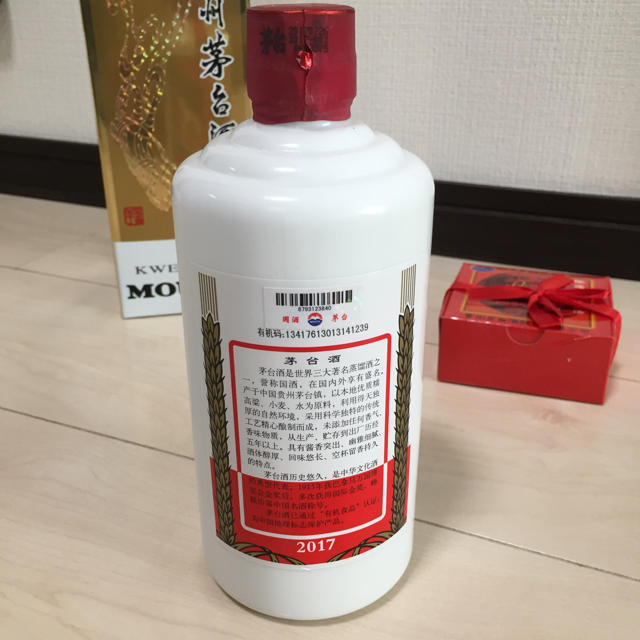 MAUTAI 貴州茅台酒 白酒 53度 2017年 食品/飲料/酒の酒(蒸留酒/スピリッツ)の商品写真